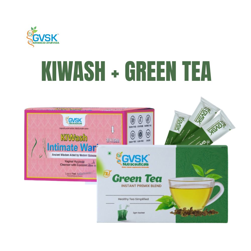 KIWASH + Green Tea Combo – Complete Inner & Outer Wellness for Women