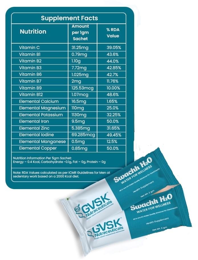 SWACHH H2O (30 Sachets) - Image 3